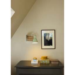 Halo Design Vintage Mini Wall Lamp Size:  12cm, Colour: Glossy Green - thumbnail 2