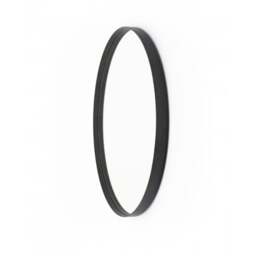 Wireworks Glance Round Wall Mirror 660 - Dark Oak - thumbnail 5