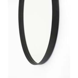 Wireworks Glance Round Wall Mirror 660 - Dark Oak - thumbnail 6