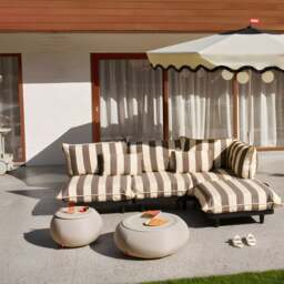 Fatboy Paletti Outdoor Set - Large Colour: Stripe Cacao (Right) - thumbnail 2