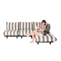 Fatboy Paletti Outdoor Set - Large Colour: Stripe Cacao (Right) - thumbnail 3
