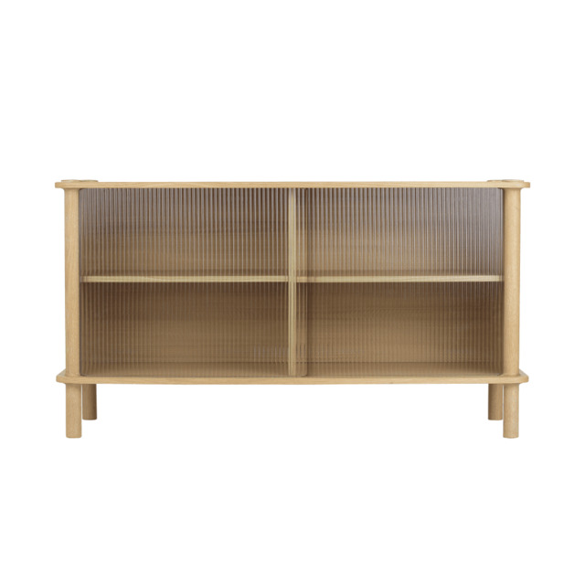 Umage Italic Sideboard - Oak - 2 Glass Doors door option: 2 Glass Doors - image 1