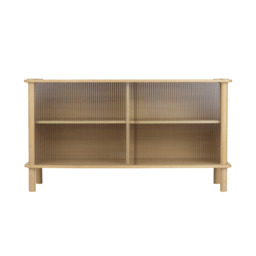 Umage Italic Sideboard - Oak - 2 Glass Doors door option: 2 Glass Doors - thumbnail 1