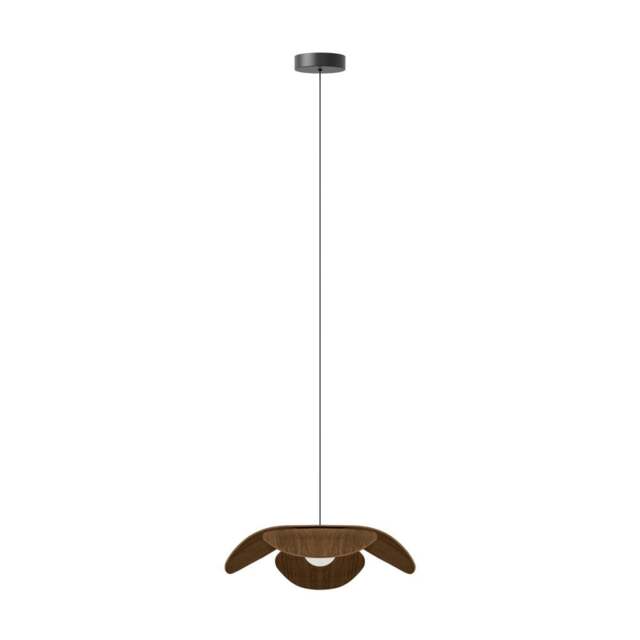 Umage Forget Me Not Pendant Shade with Rosette Mini Canopy - Medium - Dark Oak Colour: Dark Oak - image 1