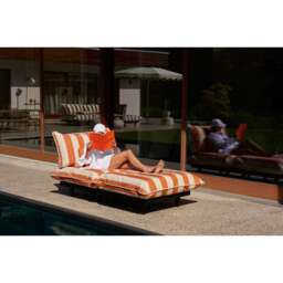 Fatboy Paletti Day Bed - Orange Creme Stripe - thumbnail 2