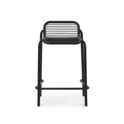 Normann Copenhagen Vig Outdoor Bar Stool - Black Steel - 65cm - thumbnail 2