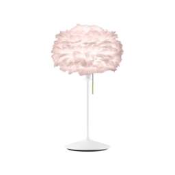 Umage Eos Table Lamp - Light Rose Feather Eos Mini/White Sante Stand - thumbnail 1