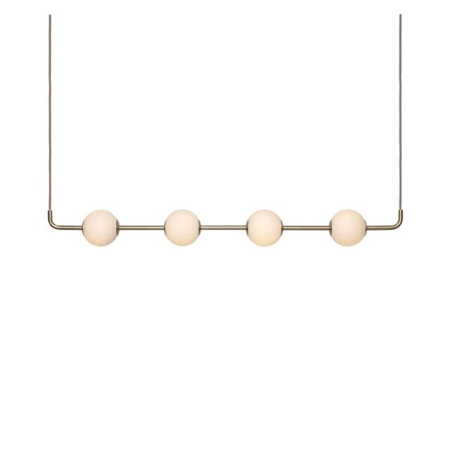 Umage Audrey Linear Pendant Lamp - Brass Colour: Brass - image 1