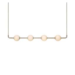 Umage Audrey Linear Pendant Lamp - Brass Colour: Brass