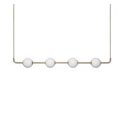 Umage Audrey Linear Pendant Lamp - Brass Colour: Brass - thumbnail 2