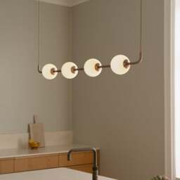 Umage Audrey Linear Pendant Lamp - Brass Colour: Brass - thumbnail 3
