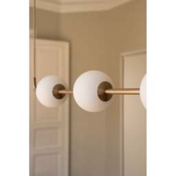 Umage Audrey Linear Pendant Lamp - Brass Colour: Brass - thumbnail 5