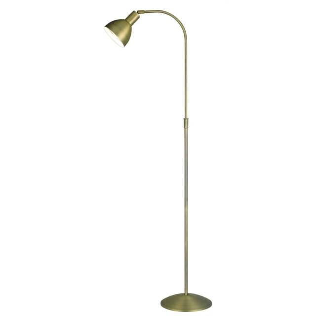 Halo Design Angora Floor Lamp - Antique Brass Colour: Antique Brass - image 1