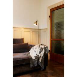 Halo Design Angora Floor Lamp - Antique Brass Colour: Antique Brass - thumbnail 3