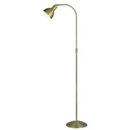 Halo Design Angora Floor Lamp - Antique Brass Colour: Antique Brass