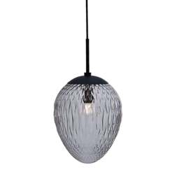 Halo Design Woods Glass Pendant Light - O 25cm - Smoke Size:  25cm
