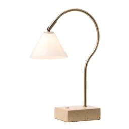 Halo Design Question Portable Table Lamp - Antique Brass Colour: Antique Brass