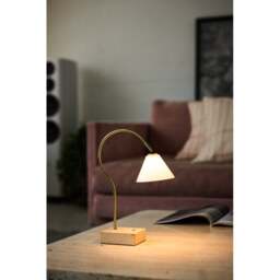 Halo Design Question Portable Table Lamp - Antique Brass Colour: Antique Brass - thumbnail 3