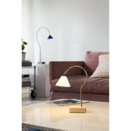 Halo Design Question Portable Table Lamp - Antique Brass Colour: Antique Brass - thumbnail 4