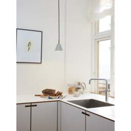 Halo Design Hygge Metal Pendant Lamp - 12cm dia - Warm Grey Size: O 12cm, Colour: Warm Grey - thumbnail 4
