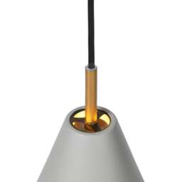 Halo Design Hygge Metal Pendant Lamp - 12cm dia - Warm Grey Size: O 12cm, Colour: Warm Grey - thumbnail 2
