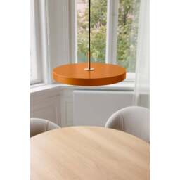 Umage Asteria Plus Pendant Lamp - Nuance Orange - Medium - Brass Top Colour: Nuance Orange, Size: Medium, Style: Brass - thumbnail 3