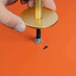 Umage Asteria Plus Pendant Lamp - Nuance Orange - Medium - Brass Top Colour: Nuance Orange, Size: Medium, Style: Brass - thumbnail 2