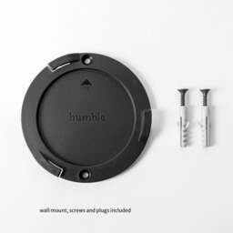 Humble Bee Cordless Wall Light - Black - Smoked Bulb - thumbnail 6