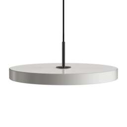 Umage Asteria Plus Pendant Lamp - Nuance Mist - Medium - Black Top Colour: Nuance Mist, Size: Medium, Style: Black