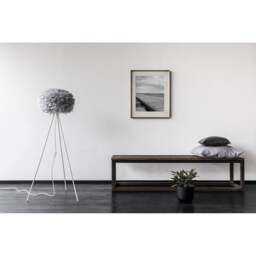 Umage Eos Tripod Floor Lamp - Light Grey Feather Eos Medium/White Tripod - thumbnail 2