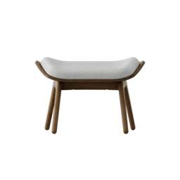 Umage The Reader Ottoman - Dark Oak - Sterling Colour: Sterling - thumbnail 2