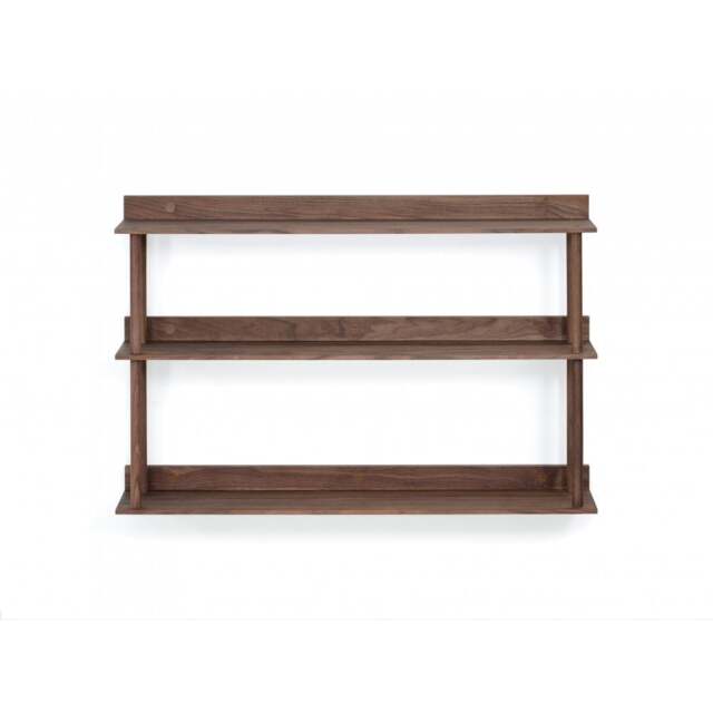 Wireworks Platform 3 Wall Shelf - Walnut - image 1