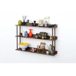 Wireworks Platform 3 Wall Shelf - Walnut - thumbnail 6