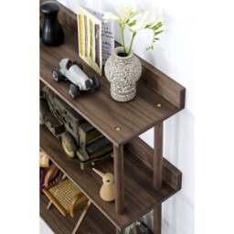 Wireworks Platform 3 Wall Shelf - Walnut - thumbnail 7