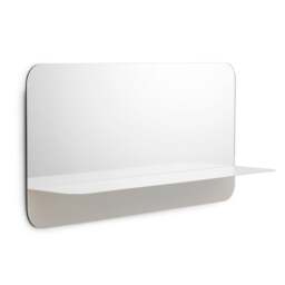 Normann Copenhagen Horizon Mirror - Horizontal - Matt White Shelf - thumbnail 2