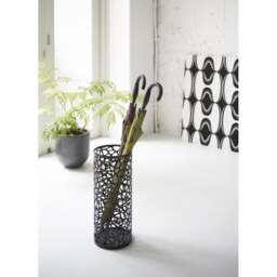 Yamazaki Nest Round Umbrella Stand - Black - thumbnail 2