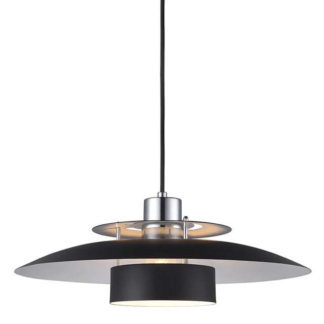Halo Design Sorup Pendant Light - O 40 cm Colour: Black / Chrome