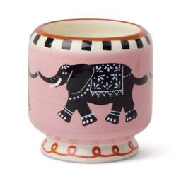 Paddywax A Dopo 8oz/226g Elephant Ceramic Candle - Tobacco Vanilla - thumbnail 3