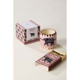 Paddywax A Dopo 8oz/226g Elephant Ceramic Candle - Tobacco Vanilla - thumbnail 5