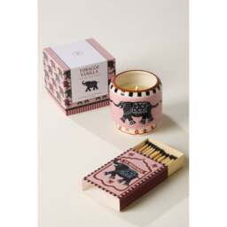 Paddywax A Dopo 8oz/226g Elephant Ceramic Candle - Tobacco Vanilla - thumbnail 2