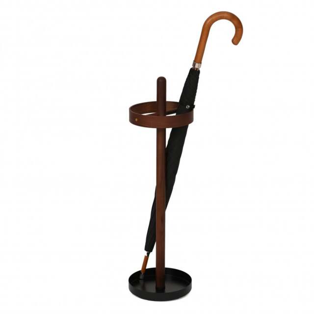 Wireworks Brolly Umbrella Stand - Walnut Colour: Walnut - image 1