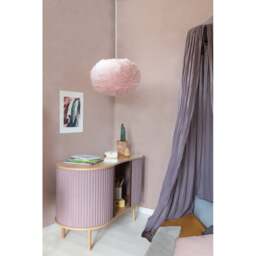 Umage Eos Feather Pendant Shade - Light Rose - Medium - 45cm with White Cord Set With or Without Cord Set: With White Cord Set - thumbnail 2