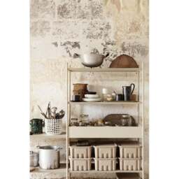Ferm Living Off-white Ceramic Basket - Large - thumbnail 2