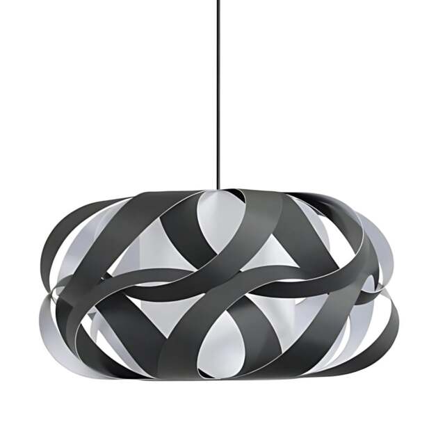 Shropshire Shades Cruz Lampshade - Grey - Large 65cm Colour: Grey, Size: Large 65cm, Cord Set Option: Without Cord Set - image 1
