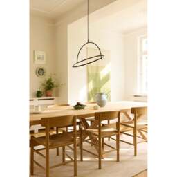 Halo Design Tilt Chandelier - 60cm - with 3-Step Dimming - Black Size: O 60cm - thumbnail 6