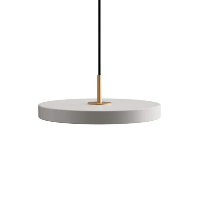 Umage Asteria Plus Pendant Lamp - Nuance Mist - Mini - Brass Top Colour: Nuance Mist, Size: Mini, Style: Brass - image 1
