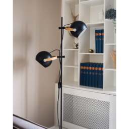 Halo Design DC Floor Light - O 18cm - 2 Arm - Black Colour: Black - thumbnail 2