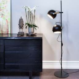 Halo Design DC Floor Light - O 18cm - 2 Arm - Black Colour: Black - thumbnail 4