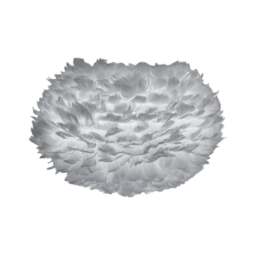 Umage Eos Floor Lamp - Light Grey Feather Eos Medium/Black Sante Stand - thumbnail 2