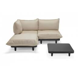 Fatboy Paletti Modular Outdoor Lounge Furniture - Royal Brulee Option: 2 Seater + Hocker + Table - thumbnail 1